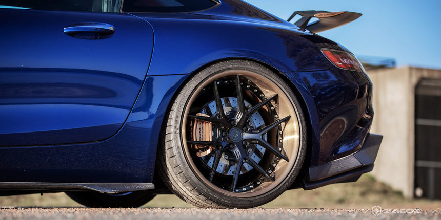 Mercedes-Benz AMG GT/GTS Dry Carbon Fiber Side Skirts - Zacoe