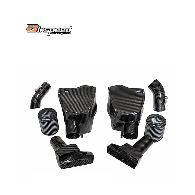 Nissan GTR R35 2009 Airspeed Brand 100% Dry Carbon Fiber Cold Air Intake System