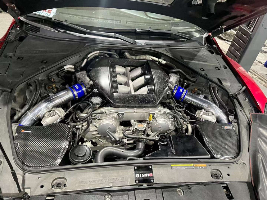 Nissan GTR R35 2009 Airspeed Brand 100% Dry Carbon Fiber Cold Air Intake System