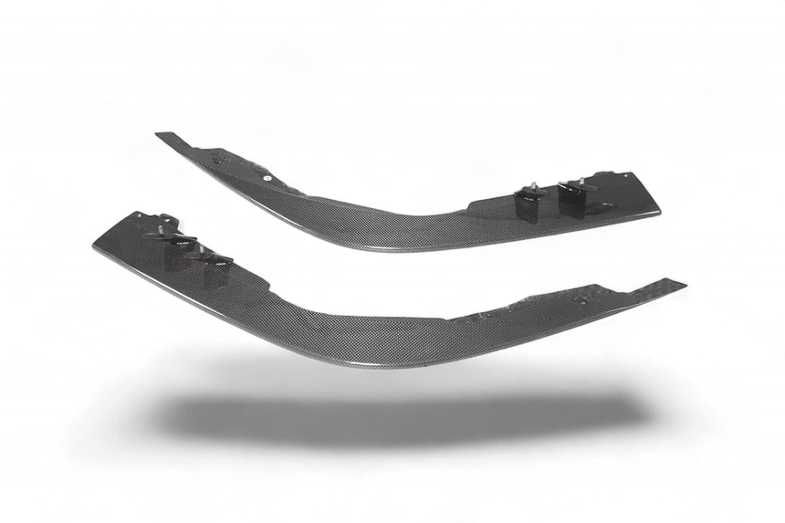 2019-2023 Ferrari F8 OE Style Autoclave Carbon Fiber Front Bumper Side Splitter