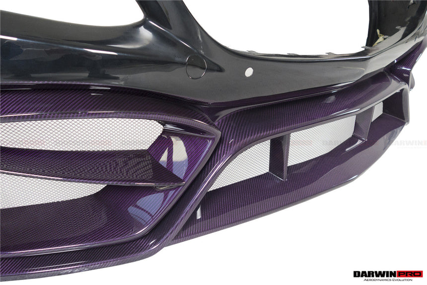2015-2021 Mercedes Benz W205 C63/S AMG Coupe IMP Performance Partial Carbon Fiber Front Bumper