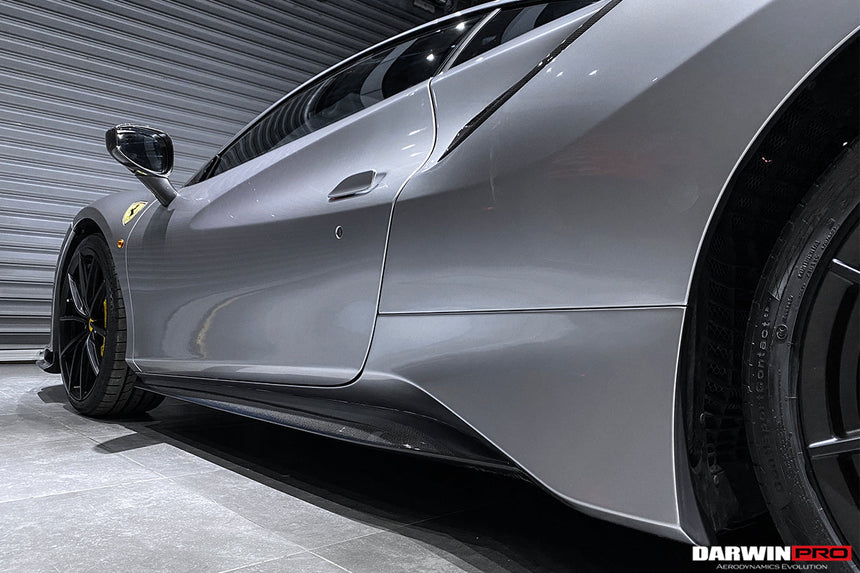 2015-2020 Ferrari 488 GTB & Spyder Pista Style Side Skirts