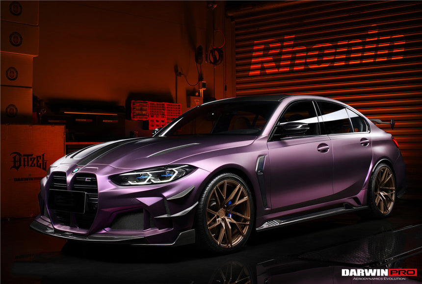 2021-UP BMW M3 G80 G81 BKSSII Style Front Bumper and Front Fender and Side Skirts