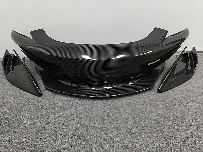 For McLaren 540C 570S upgrade 600LT Full body kit Dry carbon fiber front bumper Rear bumper Spoiler side skirt Front hood