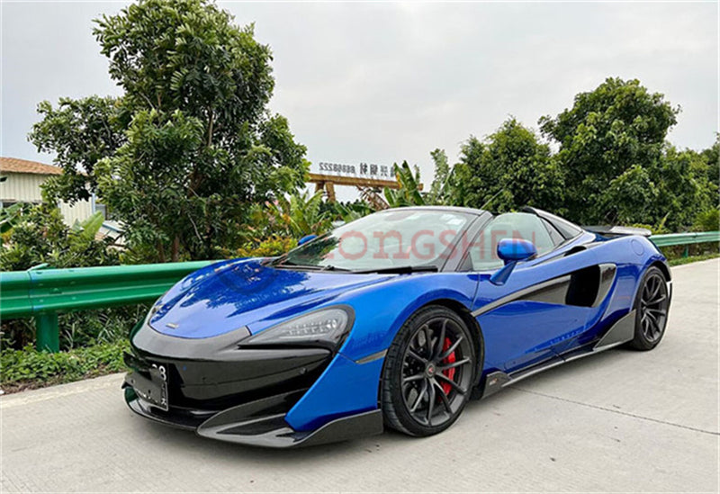 For McLaren 540C 570S upgrade 600LT Full body kit Dry carbon fiber front bumper Rear bumper Spoiler side skirt Front hood