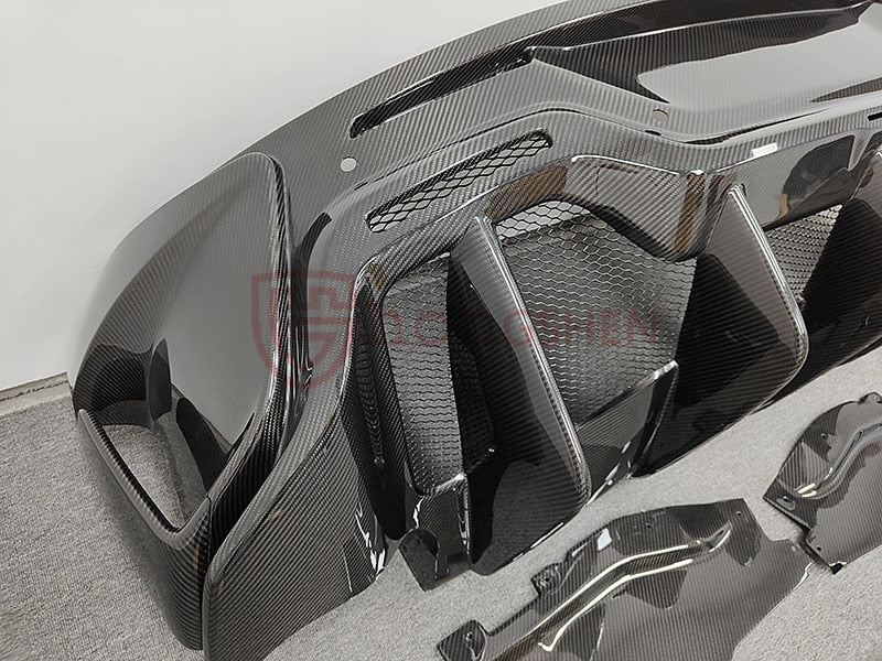For McLaren 540C 570S upgrade 600LT Full body kit Dry carbon fiber front bumper Rear bumper Spoiler side skirt Front hood