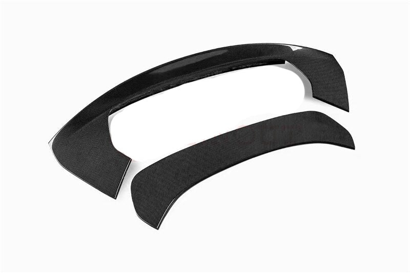 SF90 Rear Wing Spoiler Dry Carbon Fiber 2020 to 2022 SF90 Stradale Assetto Fiorano Style
