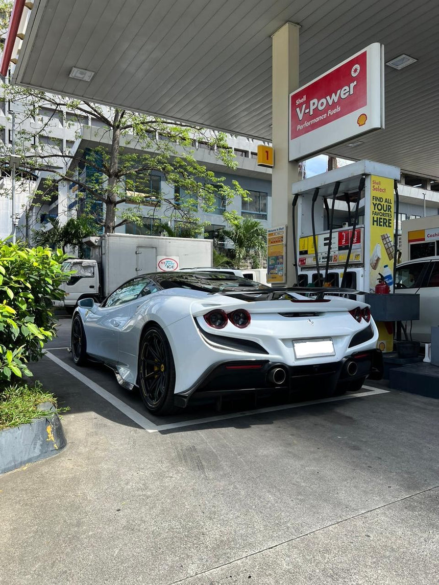 Dry Carbon Fiber Ferrari F8 Tributo Rear Side Flap - Zacoe