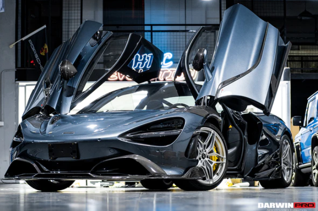 2017-2021 McLaren 720s Se²NWB Style Carbon Fiber Side Door Trims