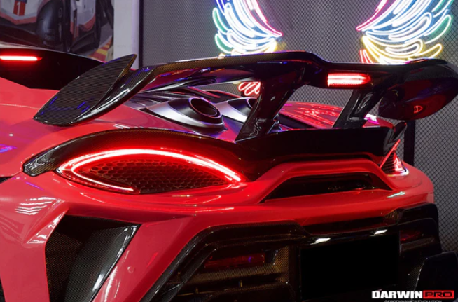 2018-2021 McLaren 600lt BKSS Style Carbon Fiber Trunk Spoiler