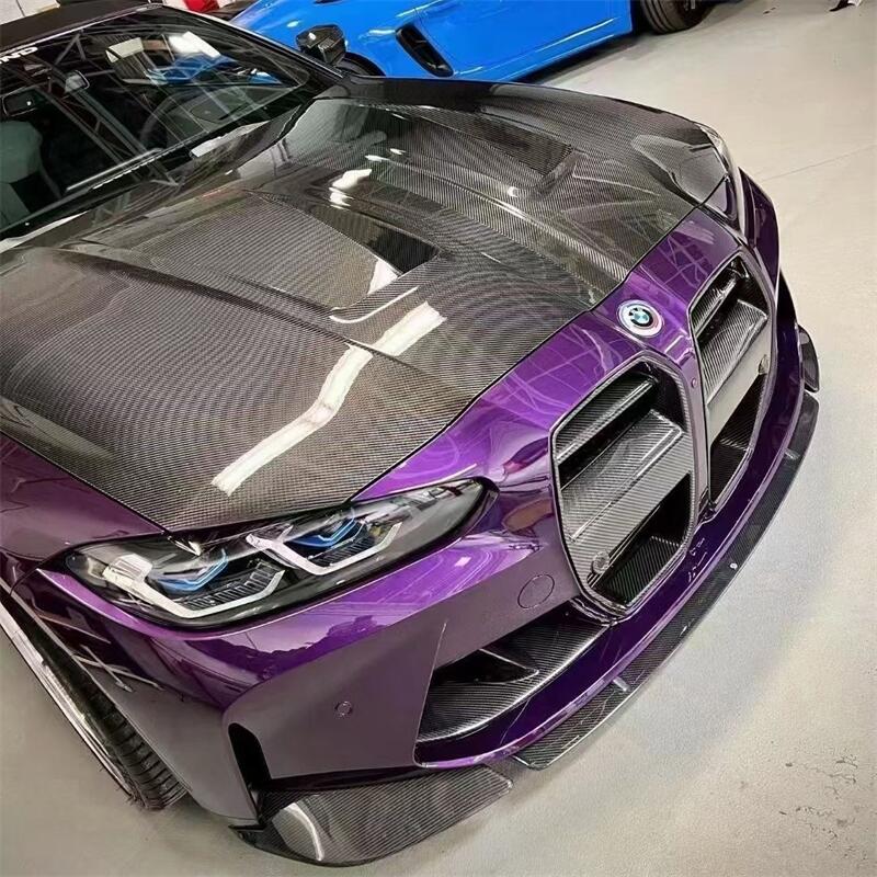 Carbon ND Style Bonnet Hood For G80 M3 G82 M4 2022 Engine Cover Perfect Fitment
