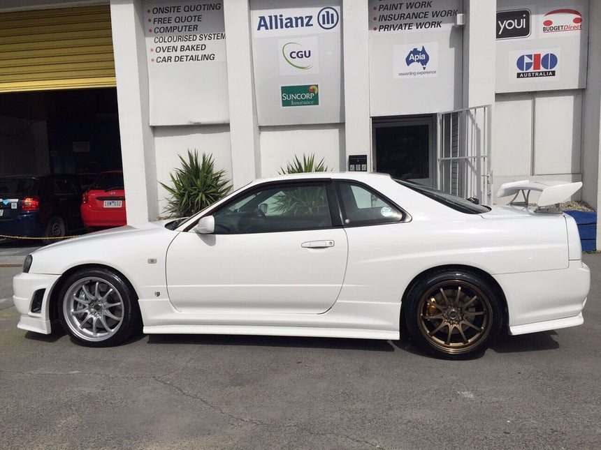 Nissan Skyline R34 GTT - CF/FRP ESB Style Side Skirts