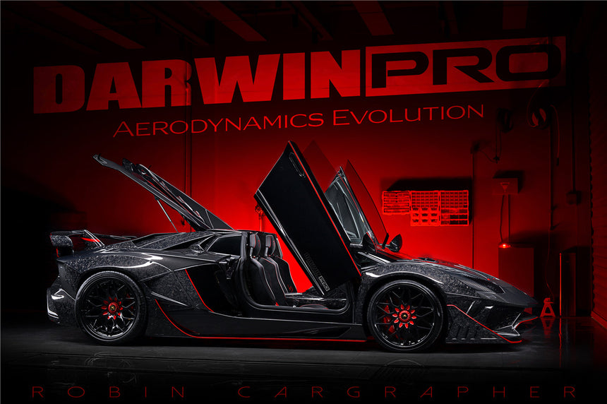 2011-2016 Lamborghini Aventador LP700 Coupe SV-BKSSII Style Wide body Carbon Fiber Aero Full Kit