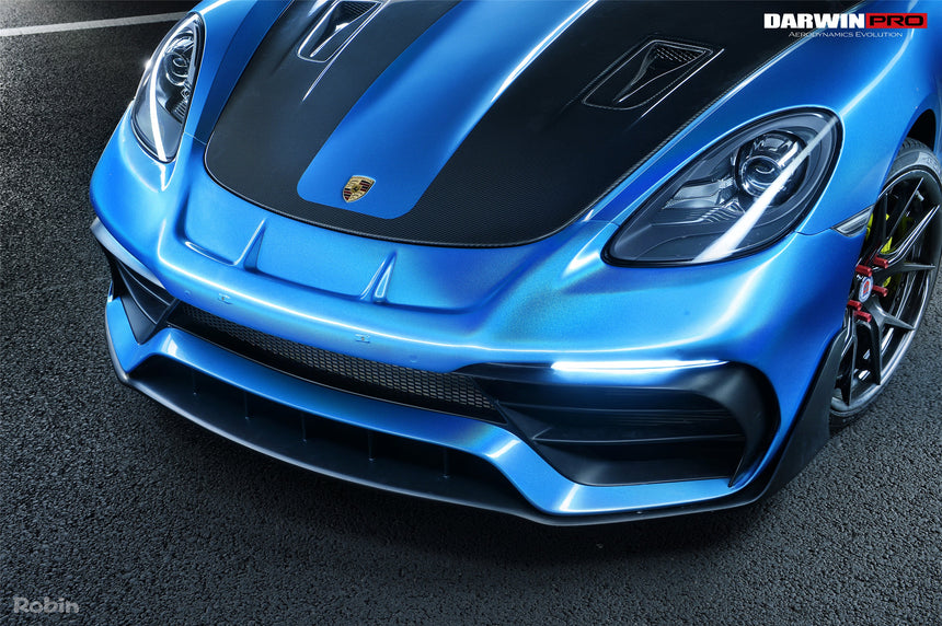 2016-2023 Porsche 718 Cayman/Boxster BKSS Style Partial Carbon Fiber Full Body Kit