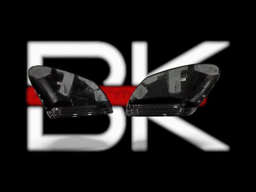 Porsche Taycan Dry Carbon Fiber Mirror Housing