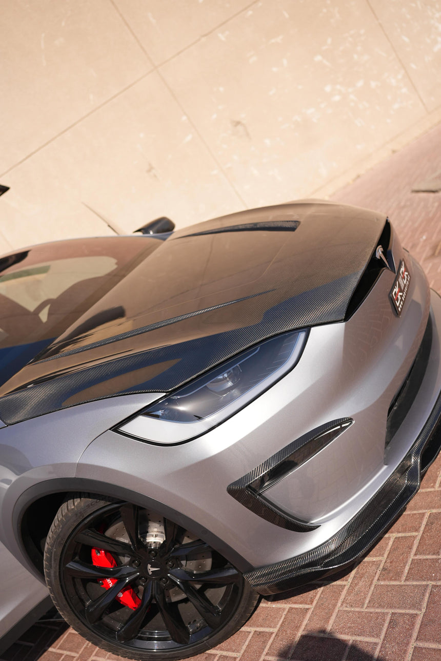 Tesla Model X Plaid 2025 Full Dry Carbon Fiber Bodykit