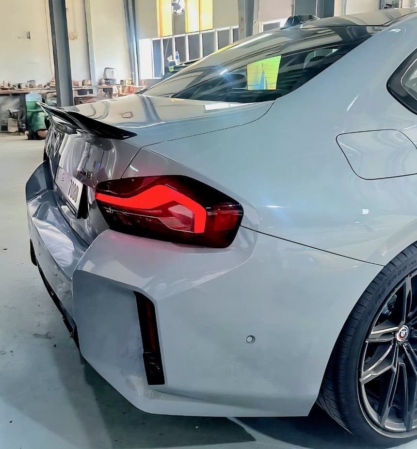 2021-2025 BMW M2 G87 Ducktail Style Dry Carbon Fiber Trunk Spoiler