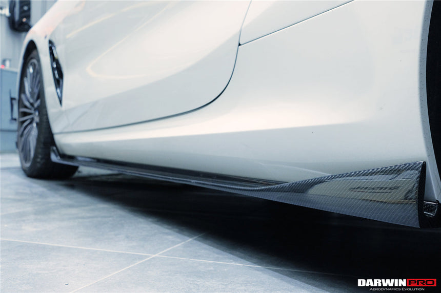 2018-2022 BMW 8 Series G14 Convertible/G15 Coupe IMP Performance Carbon Fiber Side Skirts (Add On)