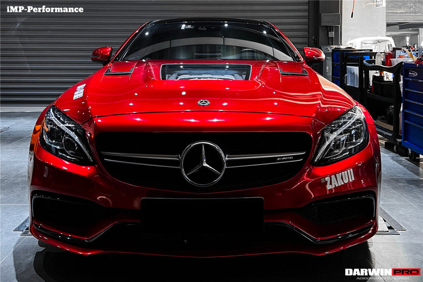 2015-2021 Mercedes Benz W205 C63/S AMG IMP Performance Partial Carbon Fiber Hood
