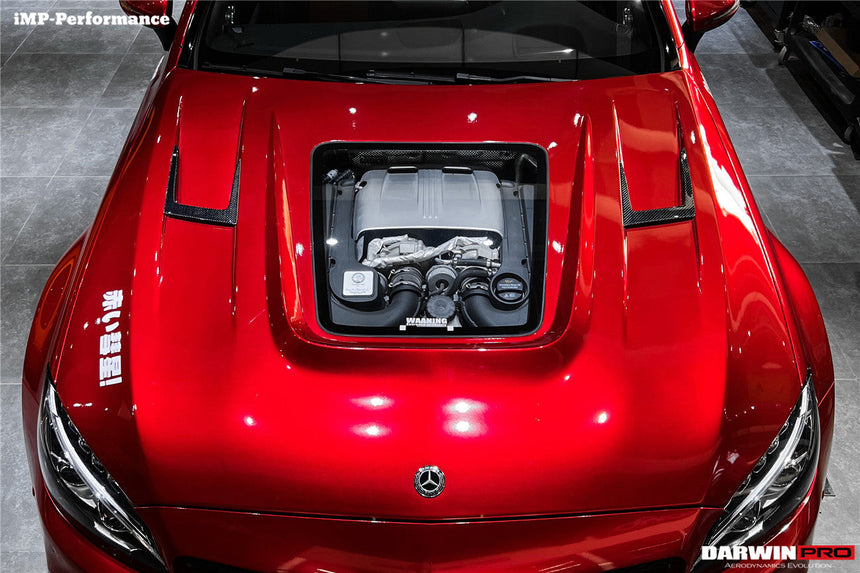 2015-2021 Mercedes Benz W205 C63/S AMG IMP Performance Partial Carbon Fiber Hood