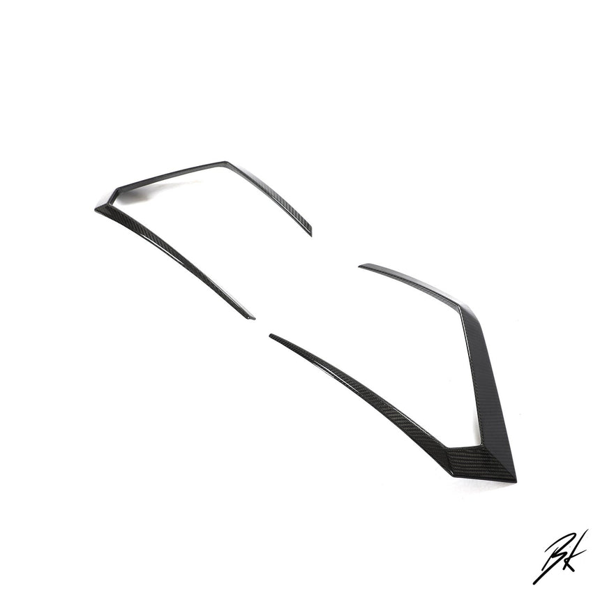 BodyKits Aerodynamics LLC dry carbon fiber canards for 2018-2021 Lamborghini Urus with sleek aerodynamic design