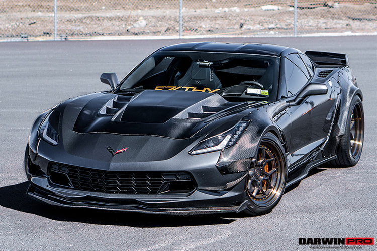 2013-2019 Corvette C7 Z51 Z06 Grandsport Carbon Fiber Canards