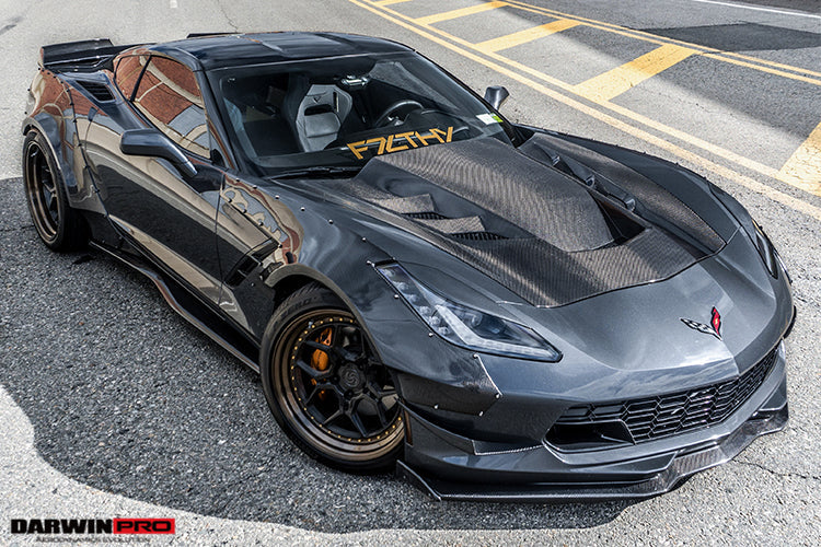 2013-2019 Corvette C7 Z51 Z06 Grandsport Carbon Fiber Canards