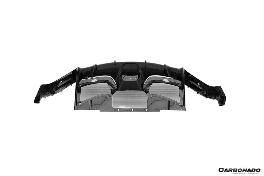 2023-UP Ferrari Purosangue FUV Type F175 OEM Style Dry Carbon Fiber Rear Diffuser