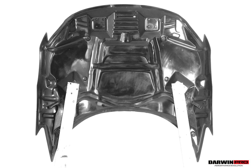 2023-UP Ferrari Purosangue F175 Partial Carbon Fiber Front Bumper And Hood DarwinPRO iMP Design