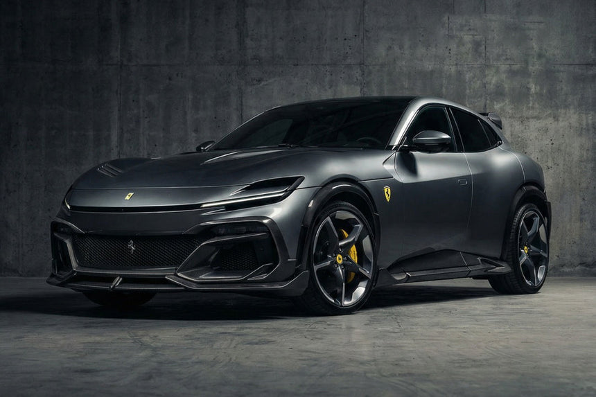 2023-UP Ferrari Purosangue F175 Carbon Fiber Front Lip DarwinPRO iMP Design