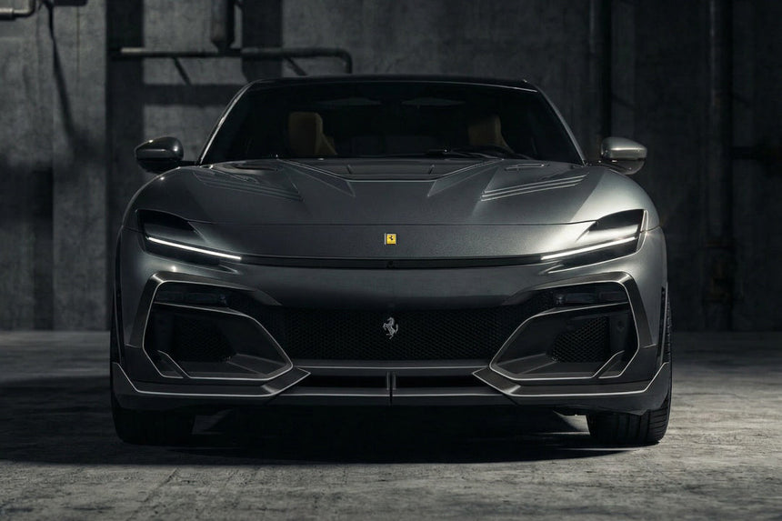 2023-UP Ferrari Purosangue F175 Carbon Fiber Front Lip DarwinPRO iMP Design