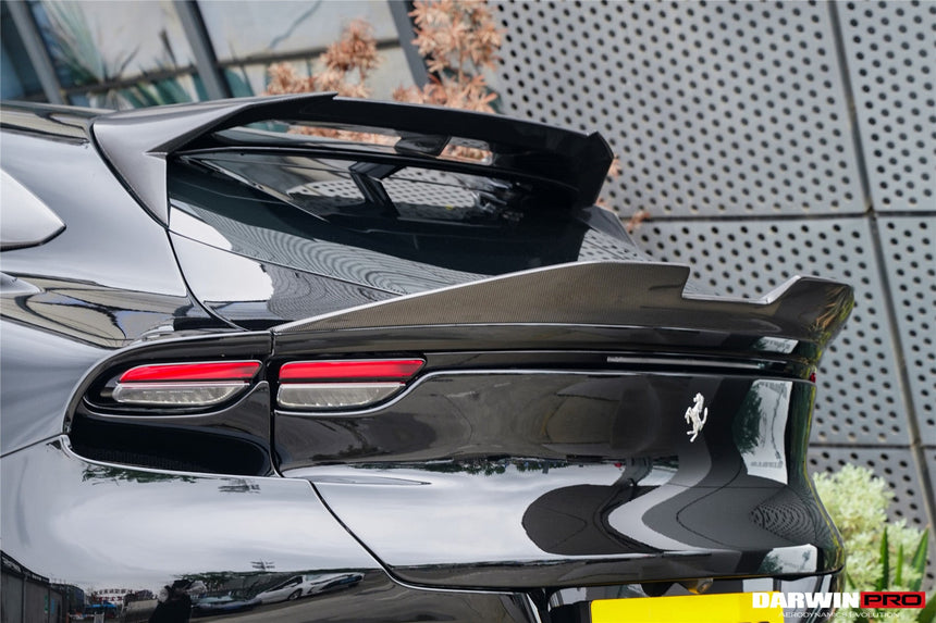 2023-UP Ferrari Purosangue F175 Carbon Fiber Trunk Spoiler DarwinPRO iMP Design Ver.2