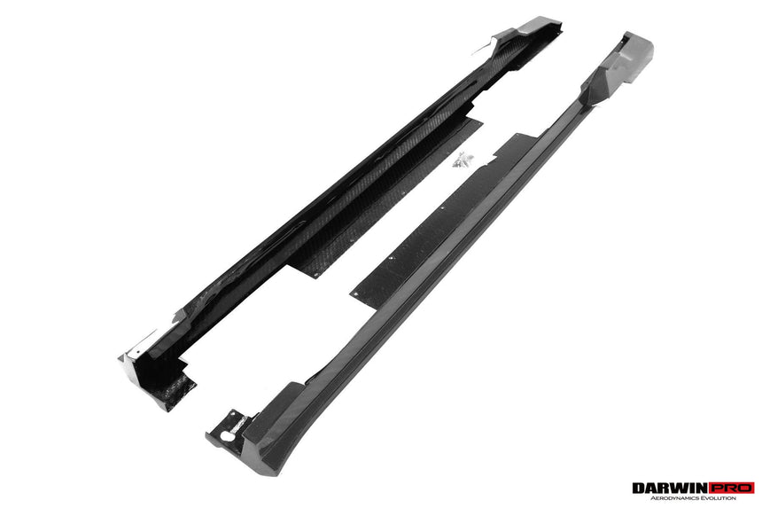 2023-UP Ferrari Purosangue F175 Carbon Fiber Side Skirts DarwinPRO iMP Design