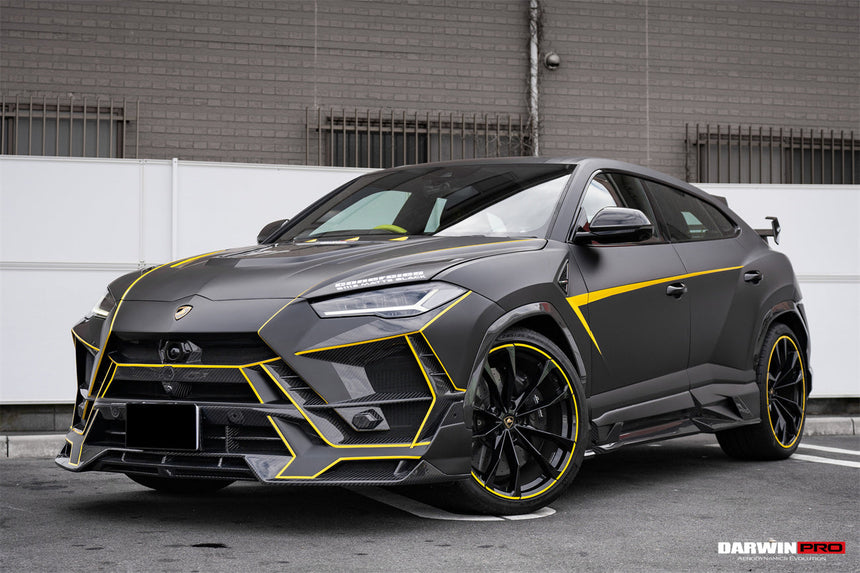 DarwinPRO 2018-2025 Lamborghini URUS BKSS Part Carbon Fiber Side Skirts | Fits URUS, S, Performante