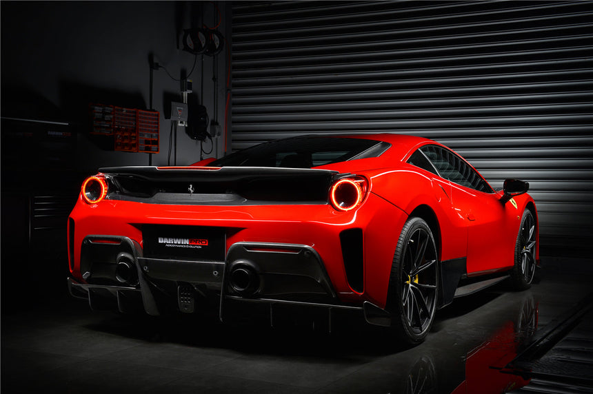 2015-2020 Ferrari 488 GTB & Spyder Pista Style Side Skirts