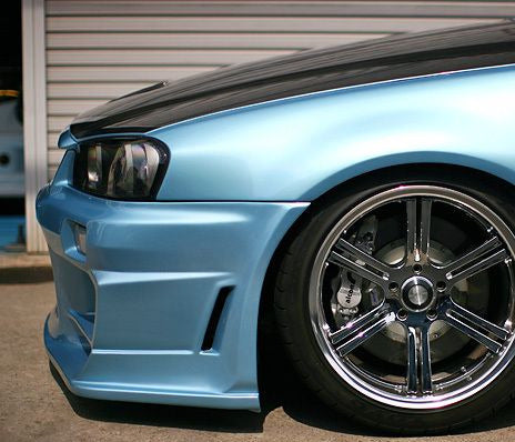 Nissan Skyline R34 GTR (1998-2005)- CF/FRP DO style front bumper