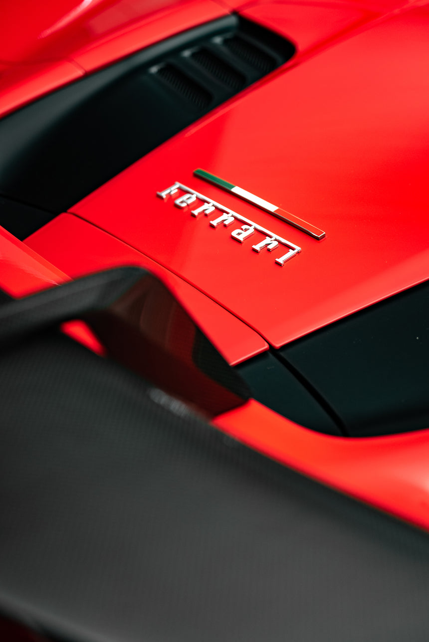 Dry Carbon Fiber Ferrari F8 Tributo Rear Wing - Zacoe