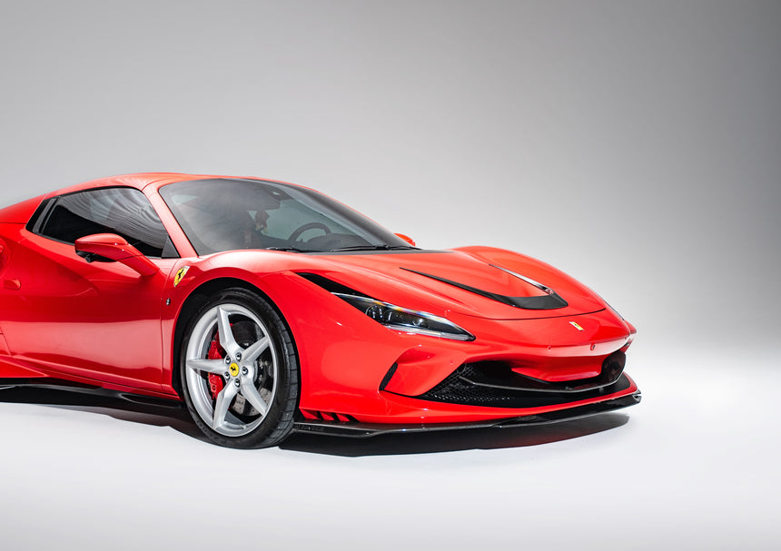 Dry Carbon Fiber Ferrari Tributo Front Lip 1 - Zacoe