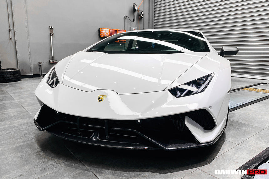 2015-2020 Lamborghini Huracan LP610/LP580/EVO Performante Style Partial Carbon Front Bumper