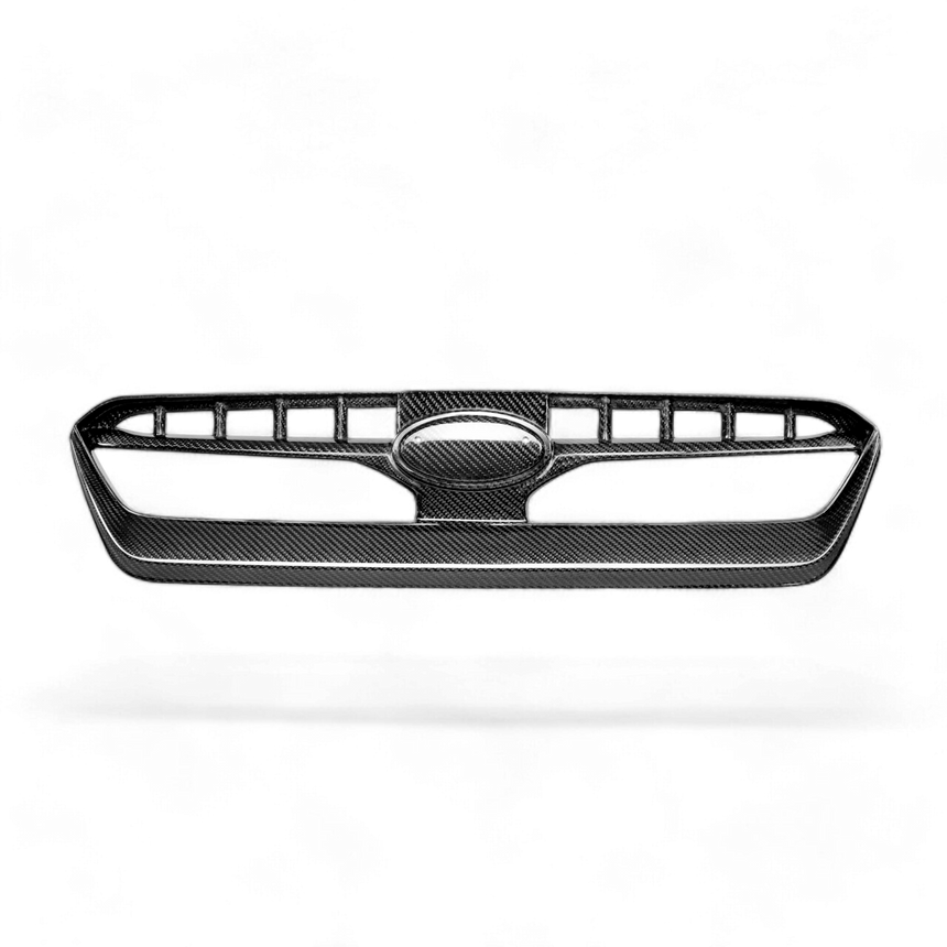 OEM-style carbon fiber front grille for 2015-2017 Subaru WRX/STi
