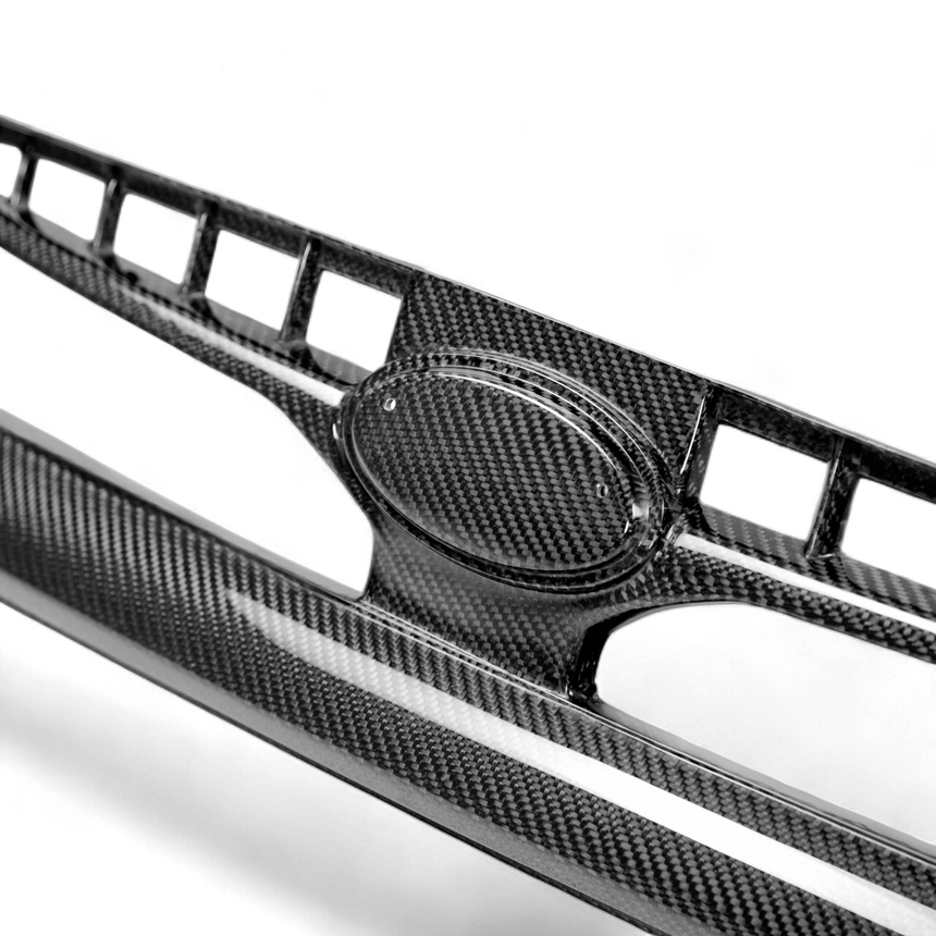 OEM-style carbon fiber front grille for 2015-2017 Subaru WRX/STi