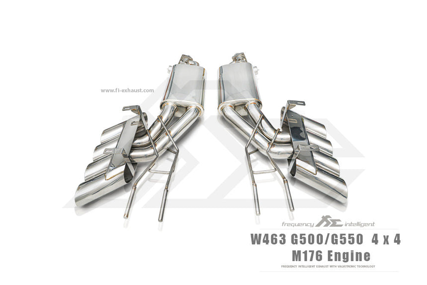 Mercedes-Benz W463 G500 / G550 / 4x4 Squared Ultimate Double Quad Ver Valvetronic Muffler exhaust