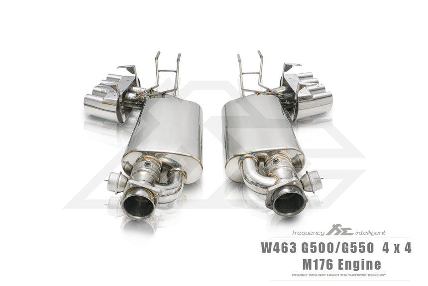Mercedes-Benz W463 G500 / G550 / 4x4 Squared Ultimate Double Quad Ver Valvetronic Muffler exhaust