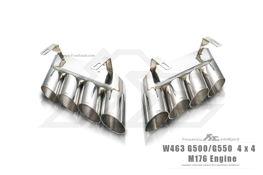 Mercedes-Benz W463 G500 / G550 / 4x4 Squared Ultimate Double Quad Ver Valvetronic Muffler exhaust