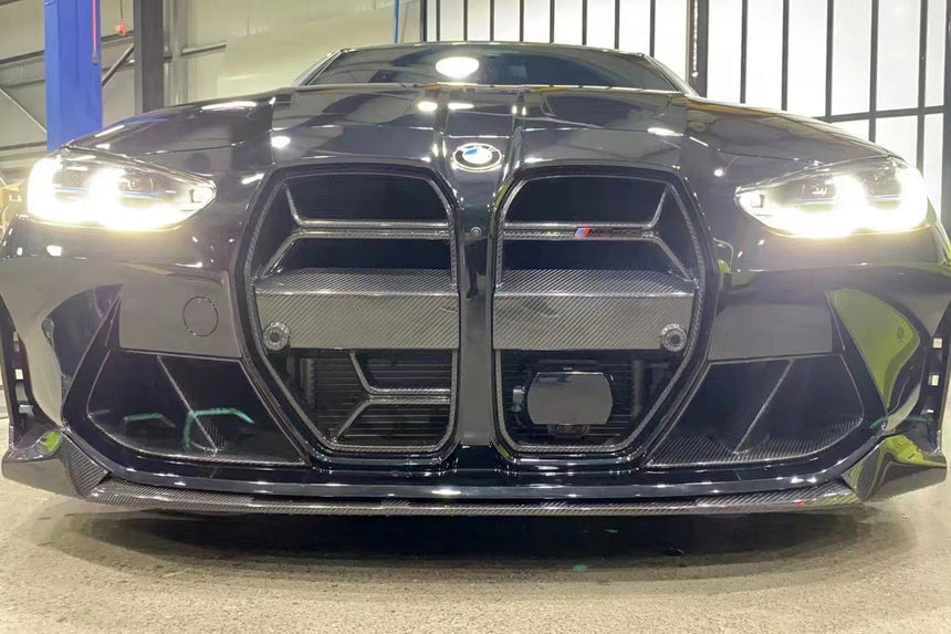 2021-UP BMW M3 G80 M4 G82/G83 CSL Style DRY Carbon Fiber Grill (FOR ACC CAR)