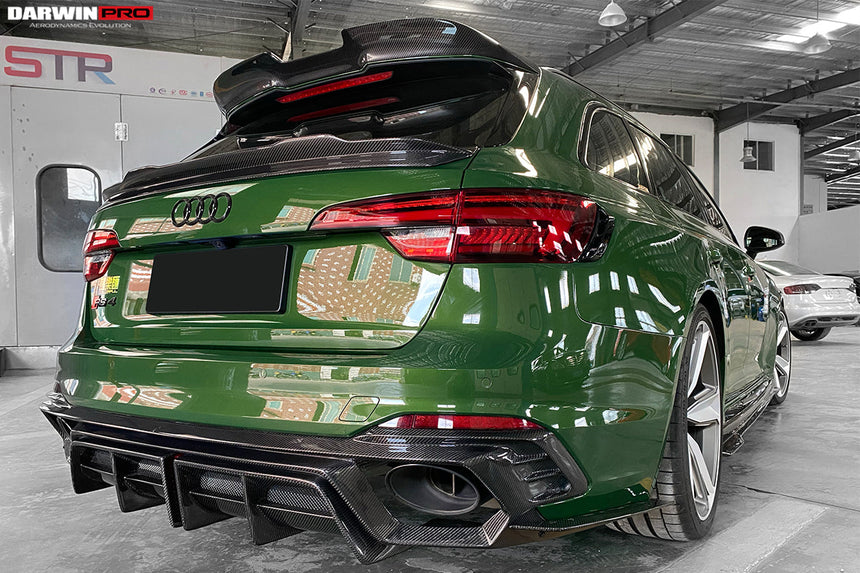 2017-2024 Audi RS4 B9 B9.5 & 2017-2019 S4 B9 BKSS Style Rear Decklid Spoiler