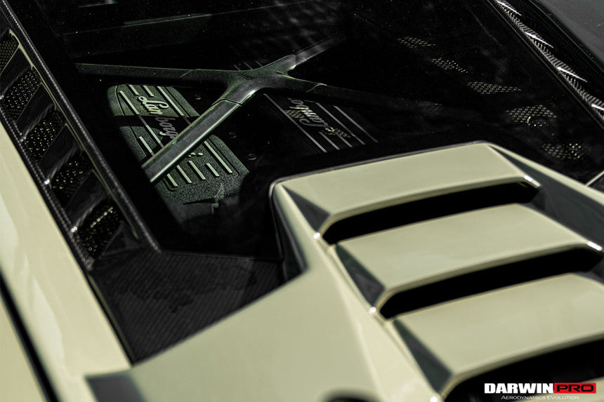 2015-2020 Lamborghini Huracan LP610/LP580 Performante Style Carbon Trunk Spoiler and Engine Hood