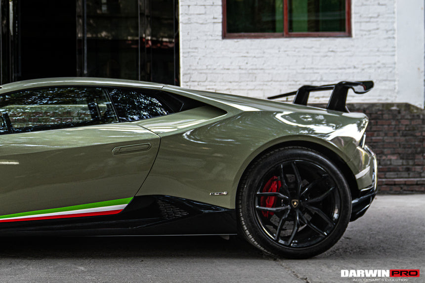 2015-2020 Lamborghini Huracan LP610/LP580 Performante Style Carbon Trunk Spoiler and Engine Hood
