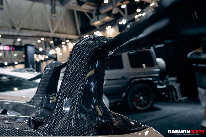 2015-2020 Lamborghini Huracan LP610/LP580 Performante Style Carbon Trunk Spoiler and Engine Hood