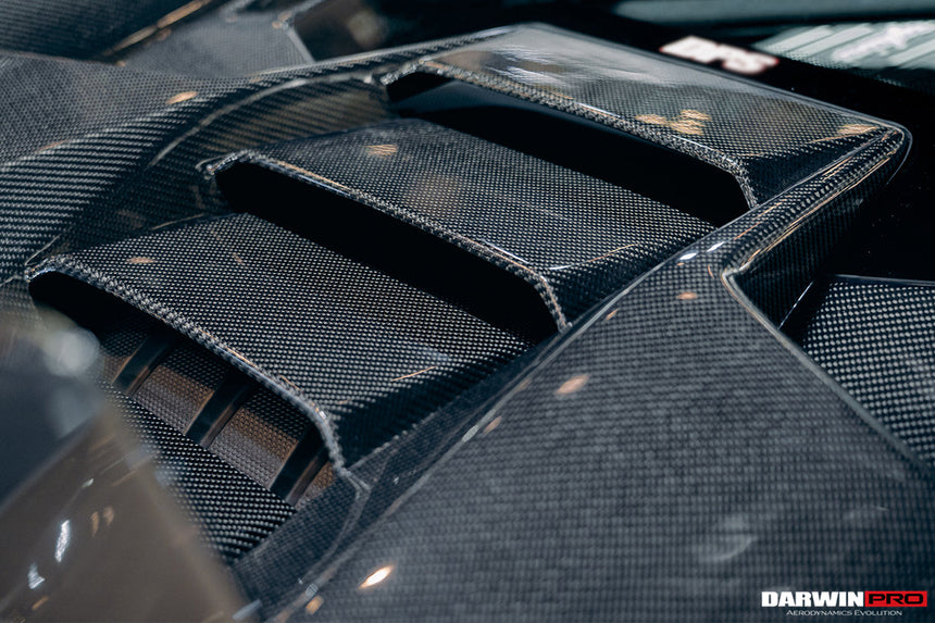 2015-2020 Lamborghini Huracan LP610/LP580 Performante Style Carbon Trunk Spoiler and Engine Hood